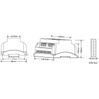 DMX dimLED dekodér 24CH DIN